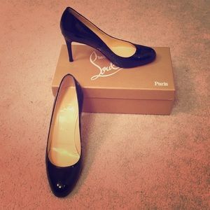 Christian Louboutin simple pump 85 size 38.5